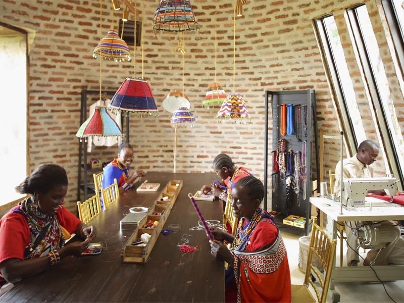 Pembury Tours - Kenya - Maasai Mara - Angama Mara - Beading Workshop