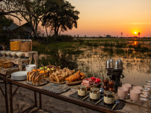 Pembury Tours - Abu Camp - Okavango Delta - Botswana - Dining - Breakfast