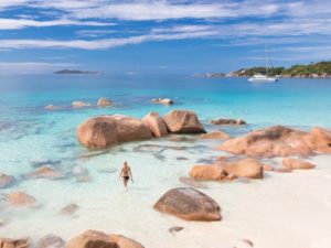 Pembury Tours - Seychelles - Mahe & Praslin Island - Beach Activities - Indian Ocean Isalnds - Beach Swim