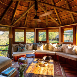 Pembury Tours - Tree Tops Safari Lodge -Lalibela Game Reserve - Eastern Cape - Accommodation - Lounge Area