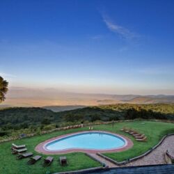 Pembury Tours - East Africa - Tanzania - Ngorongoro Sopa Lodge - Pool and view of crater