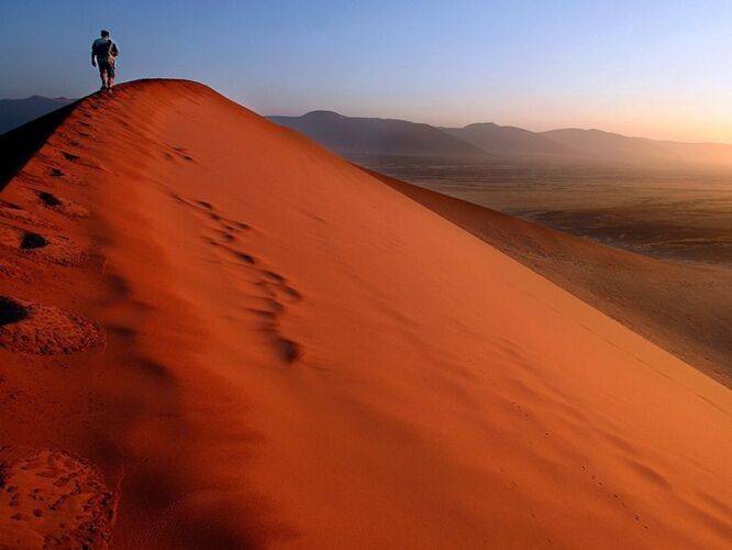 Namibia - Sossusvlei - Dune solitude