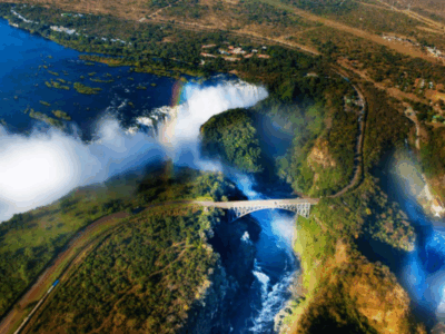 Pembury Tours - Victoria Falls - Aerial View