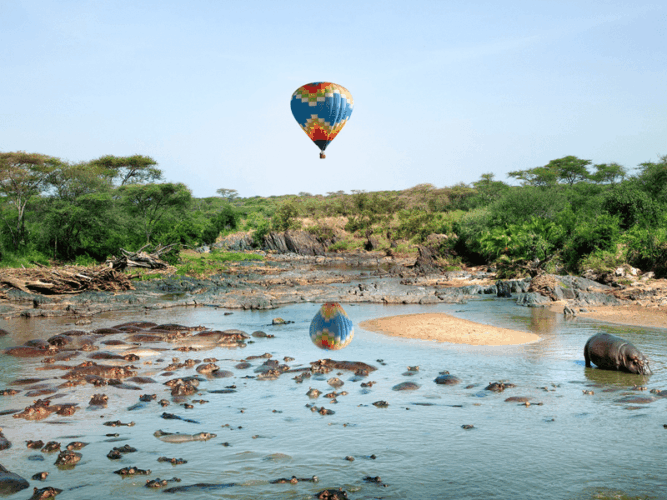 Pembury Tours - Adventure Activities in Tanzania - Hot Air Ballooning over the Serengeti