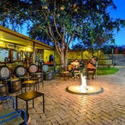 Pembury Tours - Gondwana Etosha Safari Lodge - Etosha National Park - Namibia - Accommodation - Lodge Firepit and Bar