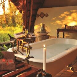 Pembury Tours - The Hide Safari Lodge - Hwange National Park - Zimbabwe - Luxury Accommodation - Suite Bathroom