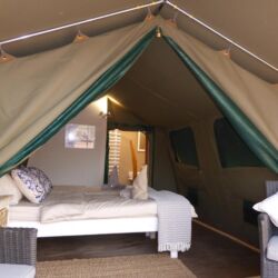 Pembury Tours - Twyfelfontein Adventure Camp - Damaraland - Namibia - Tented Suite Interior