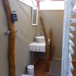 Pembury Tours - Twyfelfontein Adventure Camp - Damaraland - Namibia - Tented Suite Bathroom