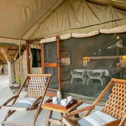Pembury Tours - The Hide Safari Lodge - Hwange National Park - Zimbabwe - Luxury Accommodation - Deluxe Suite Exterior and Interior