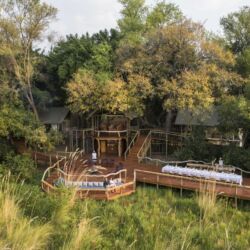 Pembury Tours - Shinde Camp - Ker & Downey - Okavango Delta - Botswana - Accommodation - Main Camp Aerial