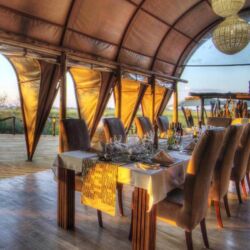 Pembury Tours - Okuti Camp - Ker & Downey - Moremi Game Reserve - Botswana - Accommodation - Dining Room